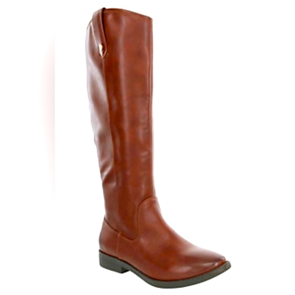 TRUE GRIT LONG WESTERN HEELED RIDING BOOTS - Picture 5 of 8